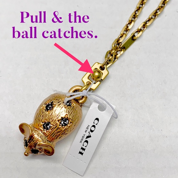 JEWELED MOUSE BAG CHARM - Picture 10 of 11